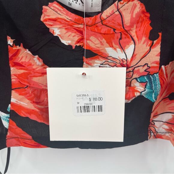 LF SEEK THE LABEL Tropical Floral Beach Crop Tank Top Australia NWT Size Medium - Picture 4 of 9